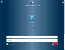 Tablet Screenshot of conanicutyachtclub.org